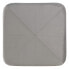 Пуфф синтетической ткани серого дерева 60 x 60 x 40 см BB Home Pouffe Synthetic Fabric Grey Wood 60 x 60 x 40 см - фото #3