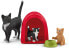 Фото #7 товара Schleich Farm World Playset - Fun With Cute Cats, Toy from 3 Years, 42501