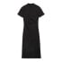 Фото #4 товара Puma Classics Ribbed Short Sleeve T-Shirt Dress Womens Black Casual 62425601