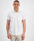 Фото #2 товара Рубашка мужская Sun + Stone Earl Regular-Fit Ikat Button-Down, созданная для Macy's