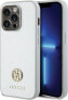 Guess Guess GUHCP15LPS4DGPS iPhone 15 Pro 6.1" srebrny/silver hardcase Strass Metal Logo - фото #1