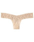 ფოტო #2 პროდუქტის Signature Lace Low Rise Thong Underwear