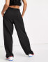 Topshop pinseam tailored jogger in black