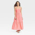 Фото #1 товара Women's Maxi Sundress - Universal Thread Coral Pink S