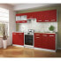 Фото #6 товара кухонный шкаф Красный PVC Стеклянный Пластик меламин 80 x 31 x 55 cm