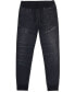 Big Boys Printed Moto Denim Knit Joggers