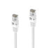 PureLink PURE IQP1002005 - Patchkabel Cat.6a S/FTP weiss 0.5 m - Cable - Network