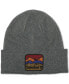 Фото #1 товара Men's Embroidered Mountain Logo Patch Beanie