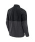 Фото #4 товара Men's Black, Heathered Charcoal Notre Dame Fighting Irish Durable Raglan Full-Zip Jacket