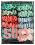 Pure Silk minnie Scrunchies - Seaside