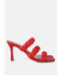 ფოტო #1 პროდუქტის Women's High Bae Braided Strap Casual Heels Sandal