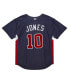 Mitchell Ness Men's Chipper Jones Navy Atlanta Braves Cooperstown Collection 2007 Batting Practice Jersey