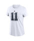 Фото #3 товара Women's Micah Parsons White Dallas Cowboys Player Name and Number T-shirt