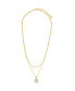 ფოტო #2 პროდუქტის Cubic Zirconia Mother of Pearl Fabienne Layered Necklace