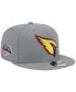 Фото #1 товара Men's Gray Arizona Cardinals Color Pack Multi 9FIFTY Snapback Hat
