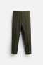 COTTON - LINEN SUIT TROUSERS