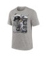 Фото #2 товара Men's Derek Jeter Heather Gray New York Yankees Cooperstown Collection Player Local T-Shirt