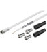 Фото #1 товара Goobay 100 dB Coaxial Antenna Cable Set - 30 m - F-type - Coaxial - White