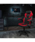 Фото #15 товара Gaming Desk And Racing Chair Set With Headphone Hook, And Monitor Stand