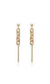 Фото #1 товара Chain and Bar Drop Dangle Earrings