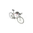 Фото #2 товара Delta Two Bike Wall Mount Rack with Shelf: Holds Two Bikes