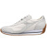 Diadora Equipe H Canvas Stone Wash Evo Lace Up Womens White Sneakers Casual Sho