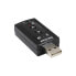 InLine USB Sound Card with Virtual 7.1 Surround Sound