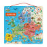 JANOD Magnetic European Map Spanish Version Educational Toy