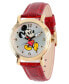 ფოტო #1 პროდუქტის Disney Mickey Mouse Men's Shiny Gold Vintage Alloy Watch