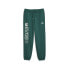 Фото #1 товара Puma Staple X Sweatpants Mens Green Casual Athletic Bottoms 62220543