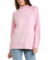 Фото #1 товара Hannah Rose Live-In Cashmere-Blend Turtleneck Sweater Women's Pink O/S
