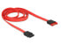 Delock 83956 - 1 m - SATA 7-pin - SATA 7-pin - Male/Female - Black,Red - Straight