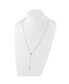 ფოტო #3 პროდუქტის 14K Yellow Gold Polished Rosary Pendant Necklace 24"