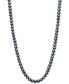 ფოტო #1 პროდუქტის Dyed Black Cultured Freshwater Pearl (5mm) 100" Endless Strand Necklace