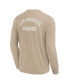 ფოტო #3 პროდუქტის Men's and Women's Khaki Los Angeles Rams Elements Super Soft Long Sleeve T-Shirt