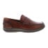 Фото #1 товара Florsheim Central Penny Mens Brown Leather Loafers & Slip Ons Penny Shoes