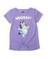 ფოტო #1 პროდუქტის Toddler| Child Girls Knotted Graphic T-Shirt