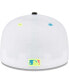 Фото #2 товара Men's White New York Yankees Neon Eye 59FIFTY Fitted Hat