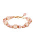 Pink Imitation Pearl Bracelet