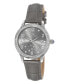 ფოტო #1 პროდუქტის Women's Ruby Genuine Leather Band Watch 1141CRUL