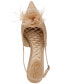 ფოტო #4 პროდუქტის Women's Faye Embellished Feather Slingback Kitten-Heel Pumps