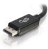 Фото #2 товара C2G 6ft. DisplayPort m/m - 1.82 m - DisplayPort - DisplayPort - Black - Polyvinyl chloride (PVC) - Male/Male