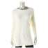 Фото #1 товара Style & Co Women's Ribbed Cable Knit Sweater Warm Ivory M
