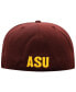 ფოტო #5 პროდუქტის Men's Maroon Arizona State Sun Devils Team Color Fitted Hat