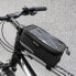 Фото #13 товара Torba rowerowa na ramę pokrowiec na telefon do 6.5 cala 1l czarny