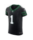 ფოტო #2 პროდუქტის Men's Ahmad Sauce Gardner Legacy Black New York Jets Alternate Vapor F.U.S.E. Elite Jersey