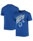 Фото #1 товара Men's Royal Indianapolis Colts Slant T-shirt