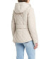 Фото #2 товара Women's Hooded Quilted Water-Resistant Jacket