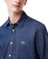 Фото #3 товара Рубашка мужская Lacoste с длинным рукавом из денима.