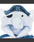 ფოტო #2 პროდუქტის Baby Boys Plush Animal Face Bathrobe, Pirate Elephant, 0-9M